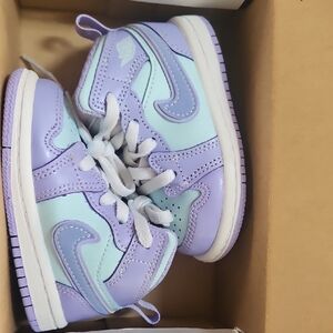 Nike Kids' Lavender and Aqua Sneakers